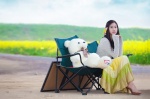 hairbow high_heels kim_ha-yul skirt stuffed_animal teddy_bear rating:Safe score:0 user:mock