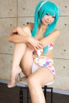 aqua_hair bikini cosplay hatsune_miku miniskirt necoco project_necoco-f skirt summer_idol_(vocaloid) swimsuit twintails vocaloid rating:Safe score:3 user:nil!