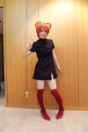 cosplay dress kneehighs koyoi matilda_matisse red_hair shaman_king twintails rating:Safe score:1 user:pixymisa