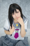 aragaki_ayase cosplay harumiya_yun ore_no_imouto_ga_konna_ni_kawaii_wake_ga_nai pleated_skirt sailor_uniform school_uniform skirt rating:Safe score:0 user:nil!