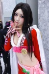 boa_hancock cape cleavage cosplay croptop harumi long_skirt one_piece side-tie skirt rating:Safe score:1 user:pixymisa