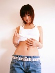 bikini_top jeans midriff shirt_lift swimsuit tank_top vyj_039 yasuda_misako rating:Safe score:0 user:nil!