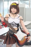 choker cosplay croptop fishnet_stockings guitar hairband miniskirt saki single_thighhigh skirt suzumiya_haruhi suzumiya_haruhi_no_yuuutsu thighhighs rating:Safe score:0 user:nil!