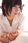 bed blouse costume sayaka school_uniform rating:Safe score:0 user:nil!