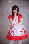 apron bows cosplay dress katou_mari original thighhighs rating:Safe score:0 user:pixymisa