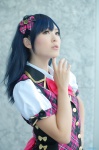akitsu_honoka bows cosplay hairbow idolmaster kisaragi_chihaya school_uniform rating:Safe score:1 user:pixymisa