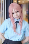 blouse cosplay kotori pink_hair pleated_skirt school_uniform skirt tagme_character tagme_series rating:Safe score:0 user:nil!