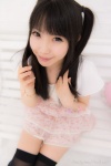 amatsuka_miyu blouse miniskirt skirt thighhighs zettai_ryouiki rating:Safe score:1 user:pixymisa