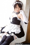 apron cleavage cosplay dress elbow_gloves garter_belt gloves hairband kore_ga_watashi_no_goshujin-sama maid maid_uniform please_order_love saku sawatari_izumi thighhighs zettai_ryouiki rating:Safe score:1 user:nil!