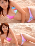 beach bikini sand swimsuit takagawa_hanako rating:Safe score:0 user:nil!