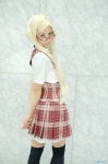 blonde_hair blouse cosplay glasses jumper nyotalia pokemaru thighhighs tie twintails united_kingdom zettai_ryouiki rating:Safe score:1 user:nil!