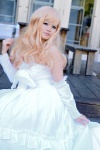 blonde_hair cosplay dress gown kino_musume macross macross_frontier sheryl_nome rating:Safe score:0 user:pixymisa