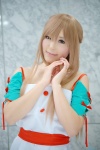 akitsu_honoka asuna_(sao) blonde_hair cosplay dress sword_art_online rating:Safe score:1 user:nil!