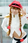 aiba_ai alice_parade blonde_hair cap cosplay midriff rouge13 shorts twin_braids uniform rating:Safe score:0 user:pixymisa