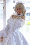 akatsuki_tsukasa blonde_hair chii_(chobits) chobits cosplay dress rating:Safe score:0 user:pixymisa