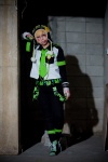 atsuma blonde_hair bracelets cosplay crossplay dramatical_murder fingerless_gloves gloves hat jacket noiz shirt tie trousers rating:Safe score:0 user:pixymisa