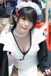 apron choker cleavage cosplay hairband iroha_(samurai_spirits) kimono maid maid_uniform myumyu pantyhose samurai_spirits sheer_legwear rating:Safe score:1 user:pixymisa