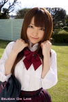 blouse bookbag costume kurihara_misa pleated_skirt school_uniform skirt rating:Safe score:0 user:nil!