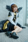 beret cosplay dress feathers jacket kurosuzu_erika lyrical_nanoha mahou_shoujo_lyrical_nanoha_strikers necklace skirt yagami_hayate rating:Safe score:0 user:pixymisa
