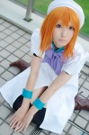 beret boots cosplay dress higurashi_no_naku_koro_ni orange_hair rinami ryuuguu_rena thighhighs rating:Safe score:1 user:nil!