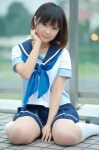 anegasaki_nene cosplay hiromichi kneesocks love_plus pantyhose pleated_skirt sailor_uniform school_uniform skirt rating:Safe score:1 user:nil!