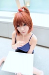 camisole cosplay kagune marui_futaba mitsudomoe ponytail red_hair shorts rating:Safe score:2 user:xkaras