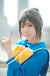 cosplay ibara katagiri_ayako sailor_uniform school_uniform silver_hair tokimeki_memorial rating:Safe score:0 user:nil!