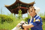 brown_legwear chun-li cosplay qipao saku street_fighter_ii twin_buns rating:Safe score:0 user:nil!
