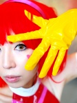 cosplay cutie_honey gloves hairband halter_top kisaragi_honey red_hair ru rating:Safe score:0 user:nil!