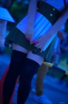 black_legwear cosplay gakkou_gurashi! harumiya_yun pleated_skirt sailor_uniform school_uniform skirt thighhighs wakasa_yuuri zettai_ryouiki rating:Safe score:2 user:nil!