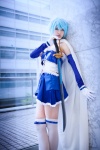 blouse blue_hair corset cosplay detached_sleeves mai miki_sayaka puella_magi_madoka_magica skirt sword rating:Safe score:0 user:DarkSSA
