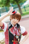 akb48 akitsu_honoka blouse cosplay shinoda_mariko_(cosplay) tie top_hat vest rating:Safe score:0 user:pixymisa