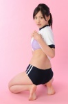 ass bikini_top bjk_0023 buruma gym_uniform ponytail shirt_lift shizuka_(ii) shorts swimsuit tshirt rating:Safe score:0 user:nil!