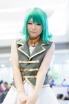 animal_ears bell choker cosplay dress green_hair gumi petticoat shiwa_makoto vest vocaloid rating:Safe score:0 user:pixymisa