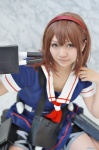 cosplay hairband kantai_collection poutarou sailor_dress shiratsuyu_(kantai_collection) thigh_band rating:Safe score:0 user:nil!