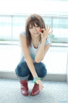 aihara_sakuto boots cosplay jeans k-on! tainaka_ritsu tshirt rating:Safe score:1 user:nil!