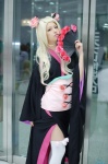 blonde_hair cosplay fan kimono mai_(ii) tagme_character tagme_series thighhighs rating:Safe score:2 user:nil!