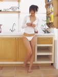 barefoot bikini cleavage hamada_shouko swimsuit tshirt rating:Safe score:2 user:nil!