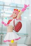 backpack choker cosplay croptop gloves hoshikuzu_witch_meruru kurasaka_kururu meruru_(oreimo) miniskirt ore_no_imouto_ga_konna_ni_kawaii_wake_ga_nai pink_hair skirt twintails wand rating:Safe score:3 user:nil!