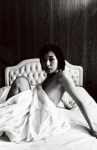 bed black_&_white cleavage kago_ai miss_actress_92 sheet rating:Safe score:0 user:nil!