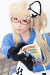 apron axis_powers_hetalia blonde_hair cosplay dress glasses gloves nurse_cap nyotalia twintails united_kingdom yuyu_(ii) rating:Safe score:1 user:pixymisa