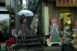 cardigan dress rain umbrella yoshiki_risa rating:Safe score:0 user:nil!