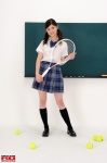 blouse kneesocks kubo_amy pleated_skirt rq-star_348 school_uniform skirt tennis_racket twintails rating:Safe score:1 user:nil!