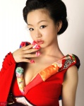 cleavage detached_sleeves dgc_0750 kimono kyan_chiaki rating:Safe score:0 user:nil!