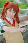 armband blouse cosplay red_hair school_uniform shirai_kuroko sweater_vest to_aru_kagaku_no_railgun twintails yoppy rating:Safe score:0 user:nil!
