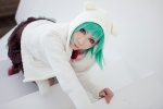 aqua_hair cat_food_(vocaloid) cosplay hatsune_miku hoodie houtou_singi pantyhose skirt tshirt vocaloid rating:Safe score:7 user:xkaras