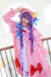 amatsuka_miyu cosplay dress hat patchouli_knowledge purple_hair robe touhou rating:Safe score:0 user:nil!