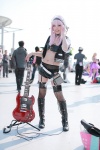 boots choker cosplay fishnet_stockings garter_straps guitar headphones jacket nakko nitro_super_sonic panties pink_hair shorts super_soniko thighhighs tubetop rating:Safe score:1 user:pixymisa