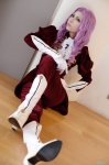 boots code_geass cornelia_li_britannia cosplay gloves houtou_singi purple_hair ruffles suit rating:Safe score:0 user:nil!