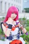 cosplay dress houjou_sophie microphone pink_hair pri_para top_hat yuria_(ii) rating:Safe score:0 user:nil!
